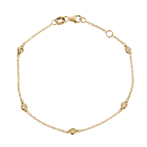 Bracelet en Or jaune 18k Diamant 58 Facettes DV31571-3