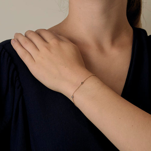 Bracelet en Or jaune 18k Diamant 58 Facettes DV31571-3