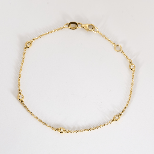 Bracelet en Or jaune 18k Diamant 58 Facettes DV31571-3