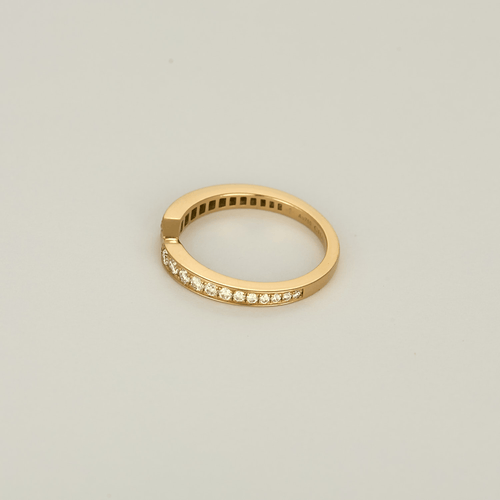 Bague 52 Chaumet - Triomphe - Bague en or rose et diamants 58 Facettes DV32150-1