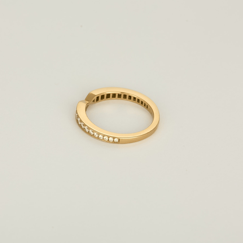Bague 52 Chaumet - Triomphe - Bague en or rose et diamants 58 Facettes DV32150-1