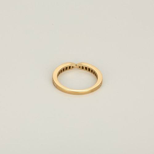 Bague 52 Chaumet - Triomphe - Bague en or rose et diamants 58 Facettes DV32150-1