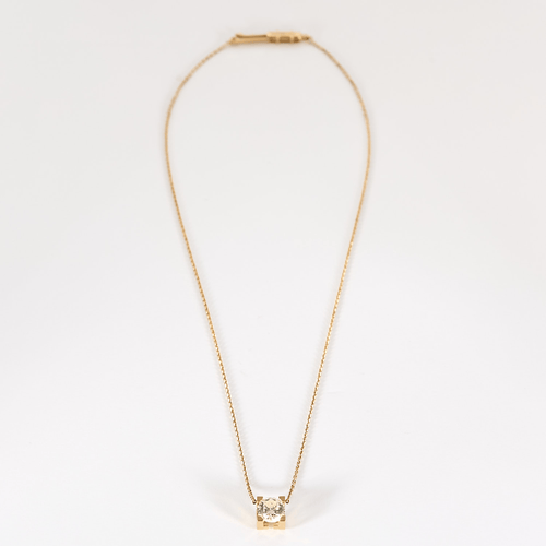 Collier Cartier - C de Cartier - Collier en or jaune et diamant 1,30 carat 58 Facettes DV31731-5
