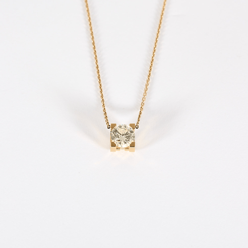 Collier Cartier - C de Cartier - Collier en or jaune et diamant 1,30 carat 58 Facettes DV31731-5