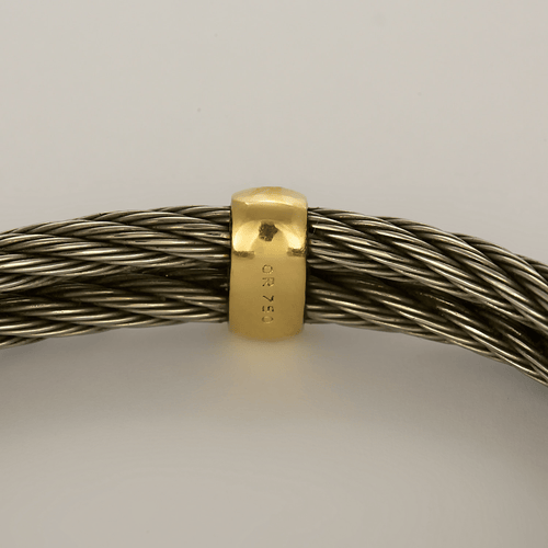 Bracelet FRED - Force 10 - Bracelet en acier et or. Vintage 58 Facettes DV31729-1
