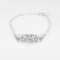 Bracelet Poiray - Rosace - Bracelet en or blanc et diamants 58 Facettes DV31817-2