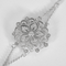 Bracelet Poiray - Rosace - Bracelet en or blanc et diamants 58 Facettes DV31817-2
