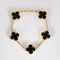 Bracelet VAN CLEEF & ARPELS - Vintage Alhambra - Bracelet en or jaune et onyx 58 Facettes DV31385-6