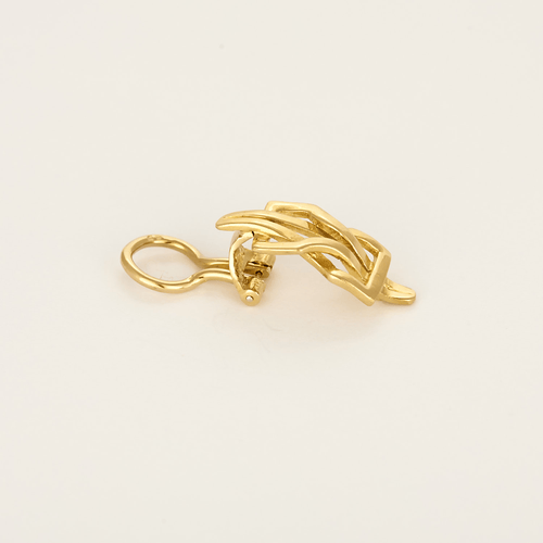 Boucles d'oreilles LALAOUNIS - Élégantes boucles d'oreilles en or jaune 58 Facettes DV31842-1