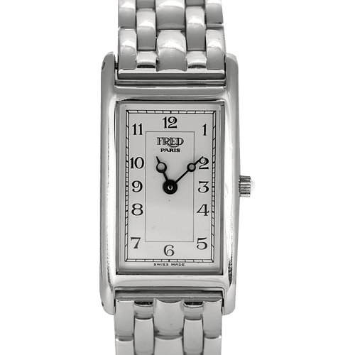 Montre Fred - Montre de dame en acier à mouvement quartz 58 Facettes DV8953-12