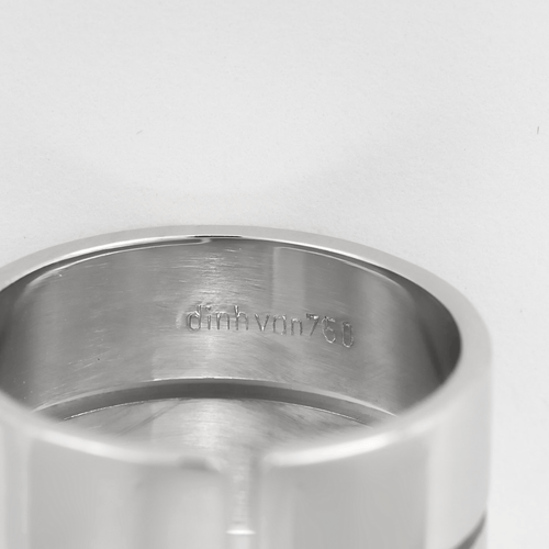 DINH VAN - Seventies - Grand modèle - Bague en or gris 58 Facettes DV32072-1