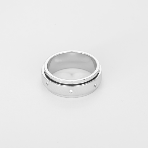 Bague 54 PIAGET - Possession - Anneau en or gris et diamants 58 Facettes DV32076-1