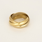 Bague 56 CARTIER - Trinity - Moyen Modèle - Alliance trois ors 58 Facettes DV31944-1