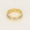 Bague 61 Élégante bague jonc en or jaune et or blanc, diamants : 0,45 carat 58 Facettes DV32130-1