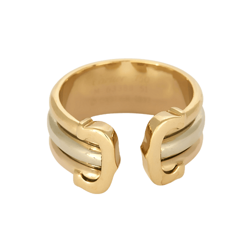 Bague 53 Cartier Bague en Or jaune, blanc et rose 18k 58 Facettes DV31986-1