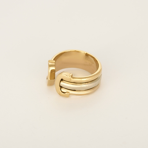 Bague 53 Cartier Bague en Or jaune, blanc et rose 18k 58 Facettes DV31986-1