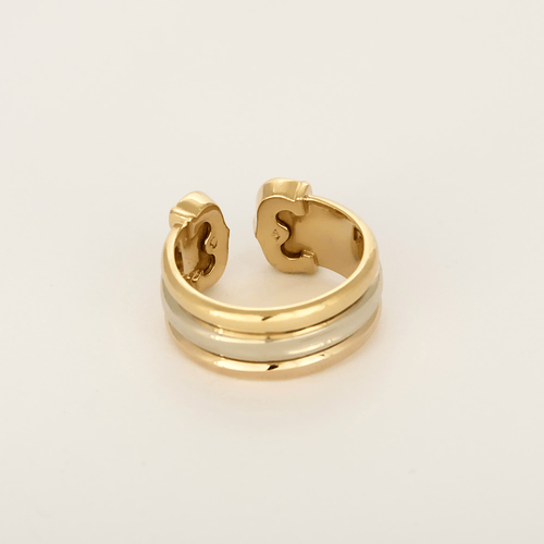 Bague 53 Cartier Bague en Or jaune, blanc et rose 18k 58 Facettes DV31986-1