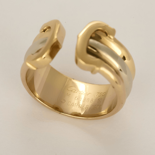 Bague 53 Cartier Bague en Or jaune, blanc et rose 18k 58 Facettes DV31986-1