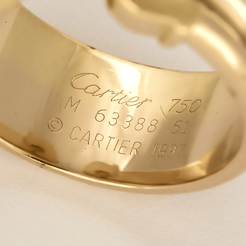 Bague 53 Cartier Bague en Or jaune, blanc et rose 18k 58 Facettes DV31986-1