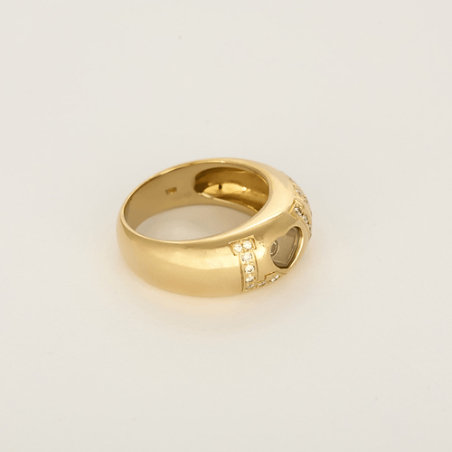 Bague 53 Chopard - Happy Diamond Love - Bague en Or jaune 18k Diamant 58 Facettes DV32010-3