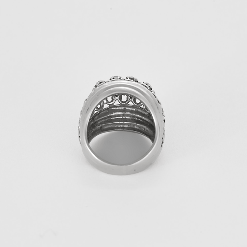 Bague en or gris et diamants 58 Facettes DV0156-6-43-2