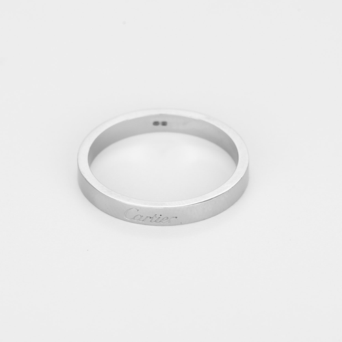 Bague 63 Alliances Platine 58 Facettes DV32120-1