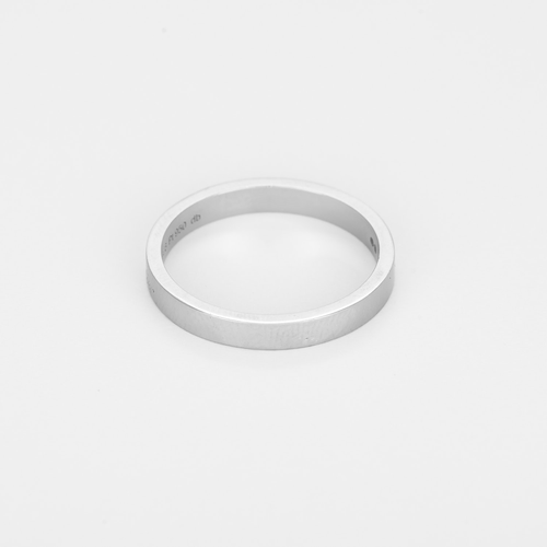 Bague 63 Alliances Platine 58 Facettes DV32120-1