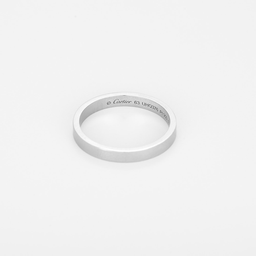 63 CARTIER - C DE CARTIER Alliances Platine 58 Facettes DV32120-1