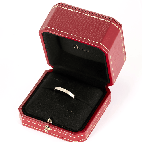 Bague 63 Alliances Platine 58 Facettes DV32120-1