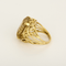 Bague 57 Élégante bague cocktail en or jaune et citrine : 18 carats 58 Facettes DV31930-2
