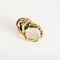 Bague 52.5 Gilbert Albert - Élégante bague en or jaune et perles décoratives 58 Facettes DV32016-1