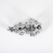 Broche Élégante Broche - devant de corsage, en or blanc doublé d'argent et diamants : 2,90 carats 58 Facettes DV32220-1
