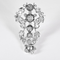 Broche Élégante Broche - devant de corsage, en or blanc doublé d'argent et diamants : 2,90 carats 58 Facettes DV32220-1