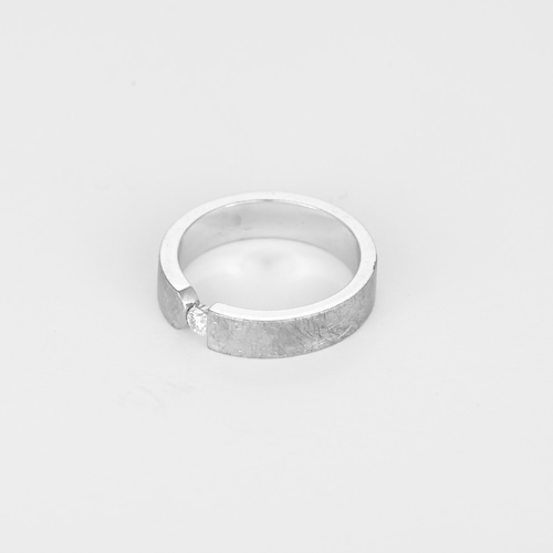 Bague 52 Bague en Or blanc 18k Diamant 58 Facettes DV32155-1