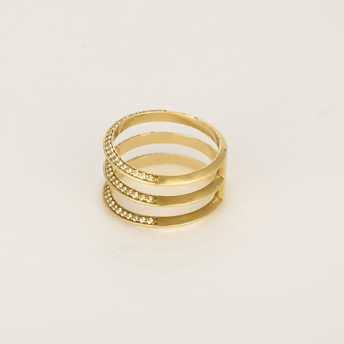Bague 51 Ileana MAKRI - Bague en or jaune et diamants 58 Facettes DV26158-10