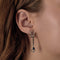 Boucles d'oreilles Boucles d'oreilles en Or blanc 18k Saphir and Diamant 58 Facettes DV31455-3