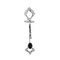 Boucles d'oreilles Boucles d'oreilles en Or blanc 18k Saphir and Diamant 58 Facettes DV31455-3
