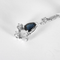 Boucles d'oreilles Boucles d'oreilles en Or blanc 18k Saphir and Diamant 58 Facettes DV31455-3