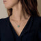 Van Cleef & Arpels - Holiday Pendant 2022 - Rare Collier Alhambra Vintage en or blanc, diamant, porcelaine de Sévres turquoise