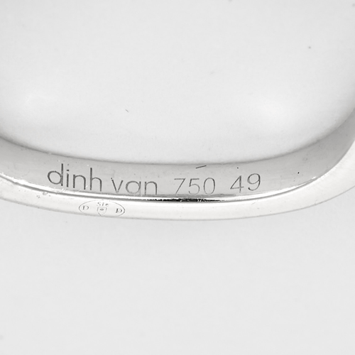DINH VAN - Le Cube - PM - Bague en or gris et diamant