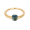 Pomellato Bague M'Ama Non M'Ama en Or rose 18k Topaze bleue