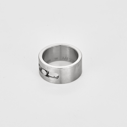 Bague Move Titanium et diamant