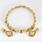 BOUCHERON - Rare collier en or jaune et diamants. Vintage. 1980. 58 Facettes DV32487-2