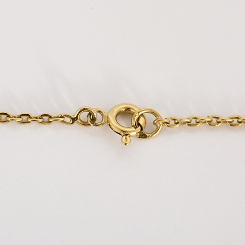 Collier or jaune, rubis : 1 carat, diamants : 0,90 carat 58 Facettes DV0751-16