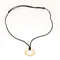 Dinh Van - Cible - Élégant pendentif en or blanc, diamants sur cordon noir 58 Facettes DV32132-1