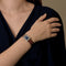 Boucheron - Montre Reflet en acier et cadran bleu 58 Facettes DV8953-11