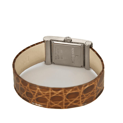 Boucheron - Montre Reflet en acier et cadran bleu 58 Facettes DV8953-11