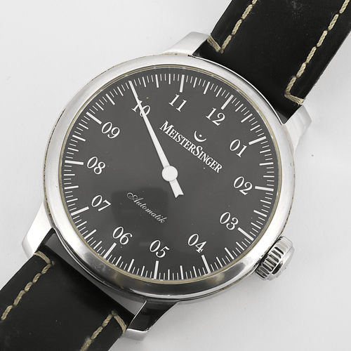 Bracelet montre Meistersinger.  Montre Granmatik 58 Facettes DV2198-5