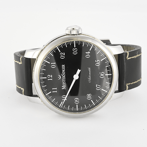 Bracelet montre Meistersinger.  Montre Granmatik 58 Facettes DV2198-5
