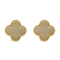 Van Cleef & Arpels Boucles d'oreilles Vintage Alhambra en Or jaune 18k nacre blanche 58 Facettes DV4391-6